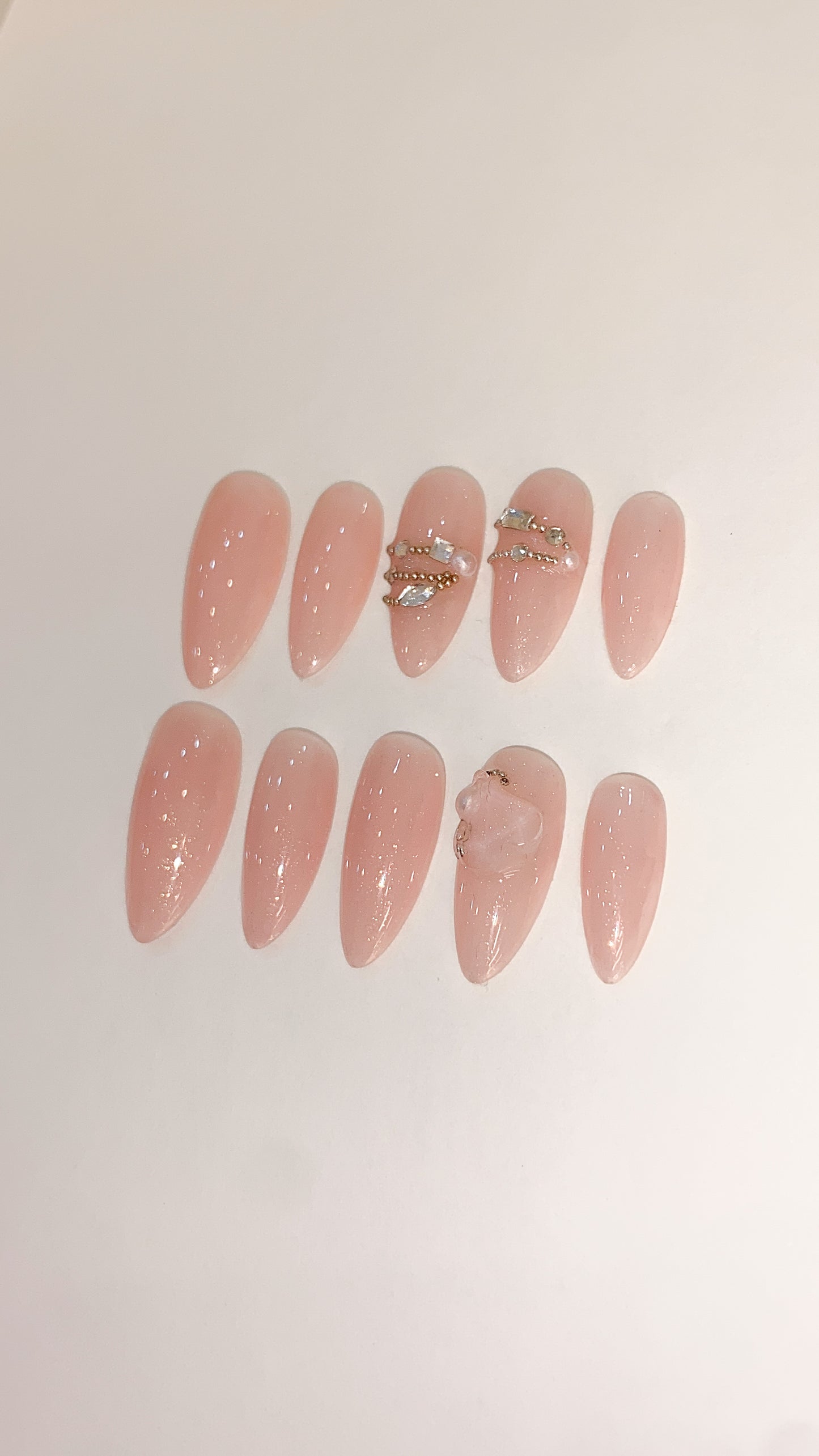 シアーピンク × ブリオンネイル
